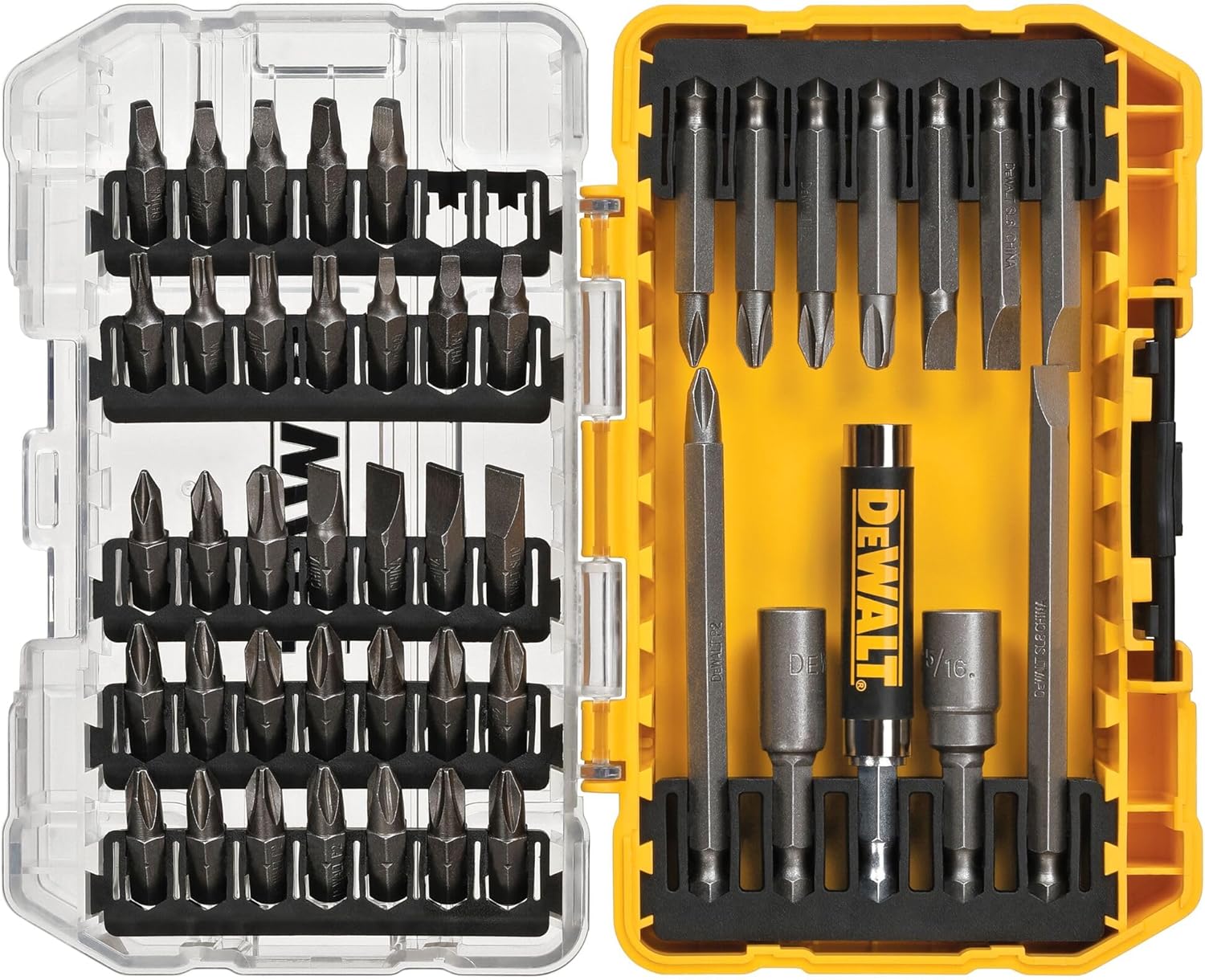 DEWALT Screwdriver Bit Set with Tough Case,...