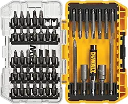 Kit de chaves de fenda DEWALT DW2166, com estojo, cinza/prata, 45 peças
