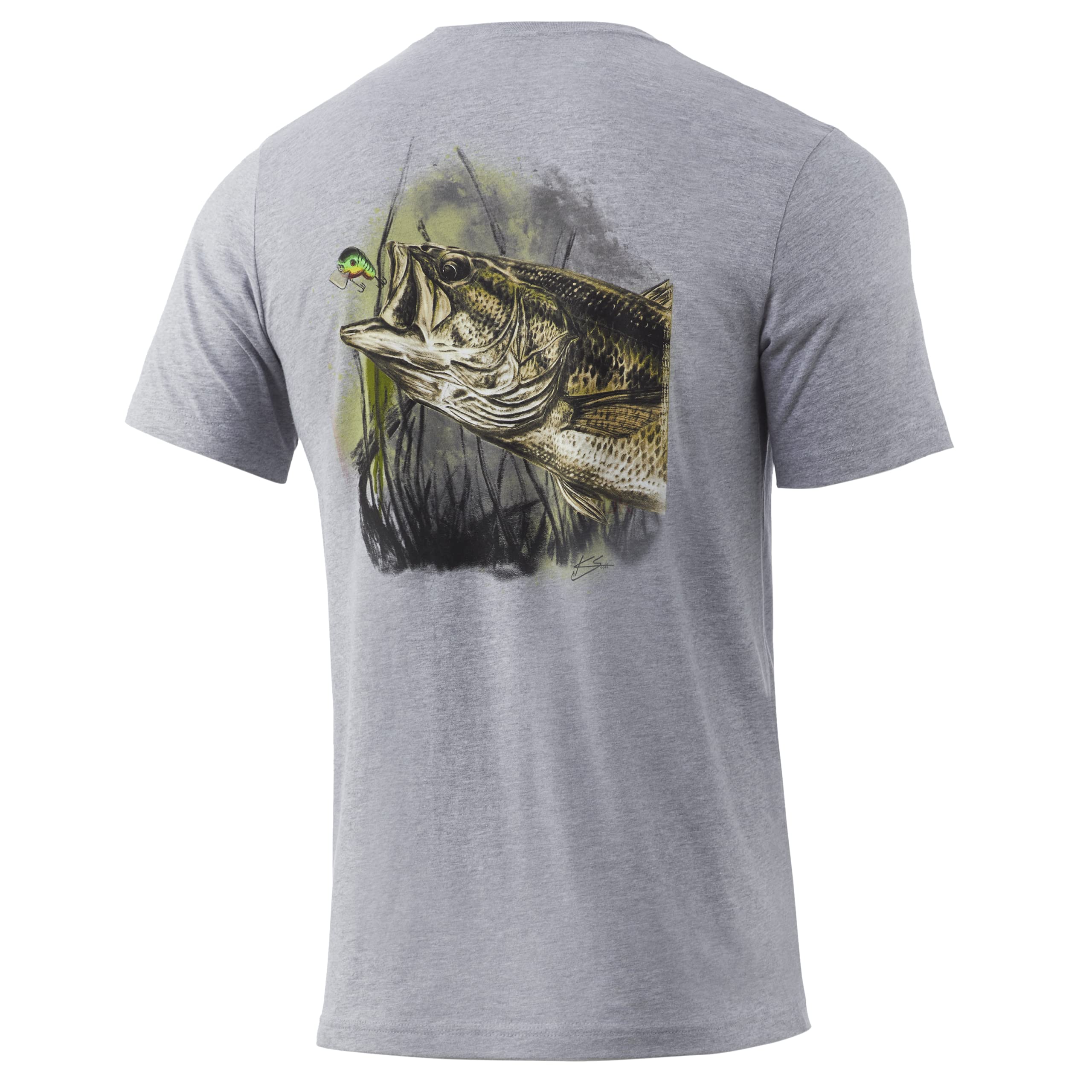 HUK Mens Performance Fishing Logo Tee, Short Sleeve T-Shirt for Men — view 40