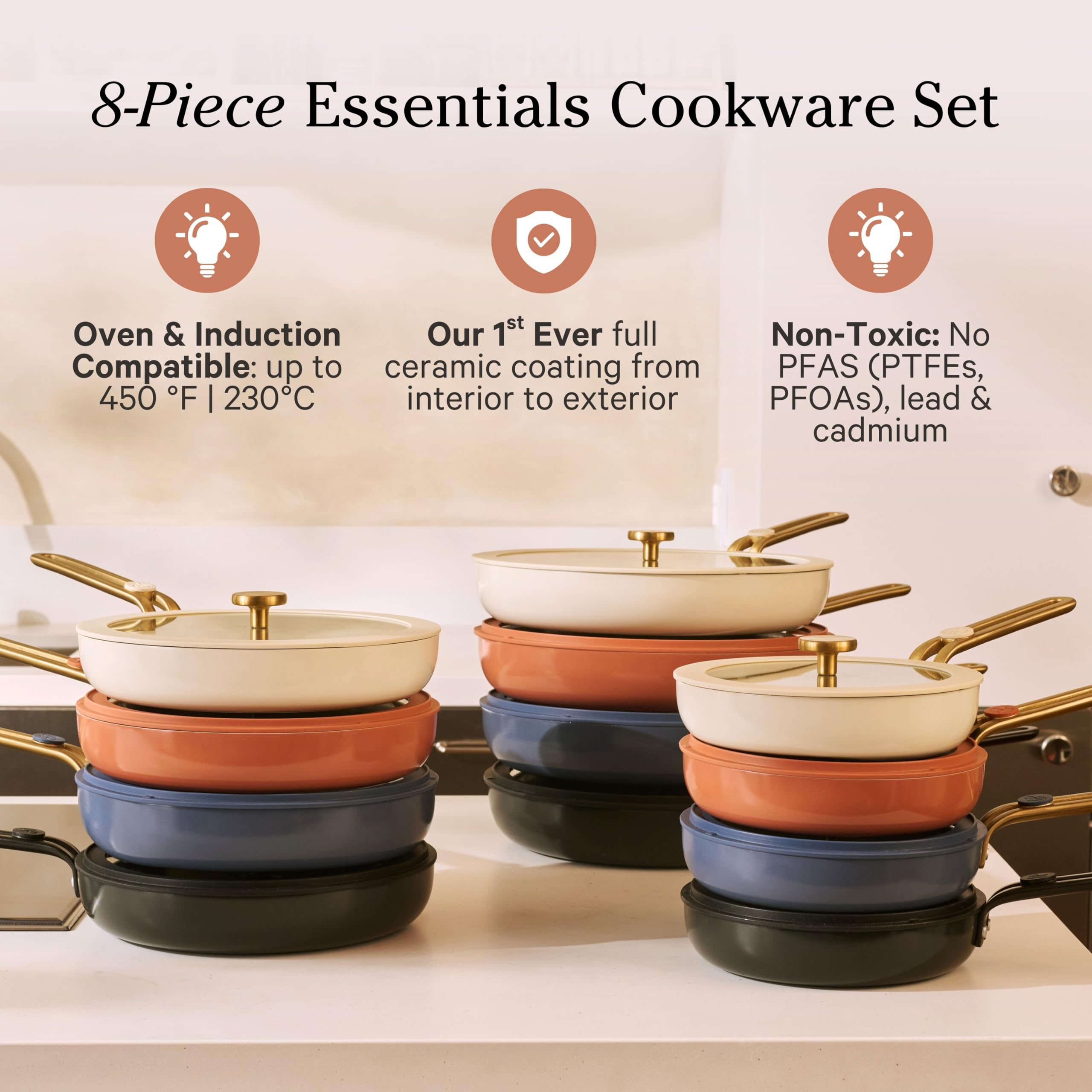 Amazon.com: Our Place 8-Piece Essentials Complete Cookware Set