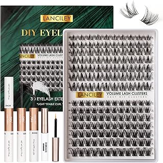 Racimos de pestañas 154 piezas, pestañas de 1...