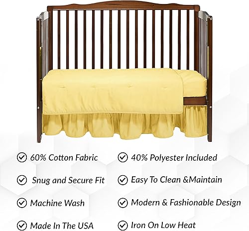 Miniatura 6 de aBaby - Juego de ropa de cama para cuna, 3 piezas, ropa de cama de alta calidad para niños y niñas, incluye sábana bajera súper suave y lavable a