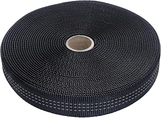 GM Climbing 1 Inch Nylon Tubular Webbing Tape - CE/UIAA Certified 4000lb Strength for Climbing, Rescue, Survival & Outdoor Gear