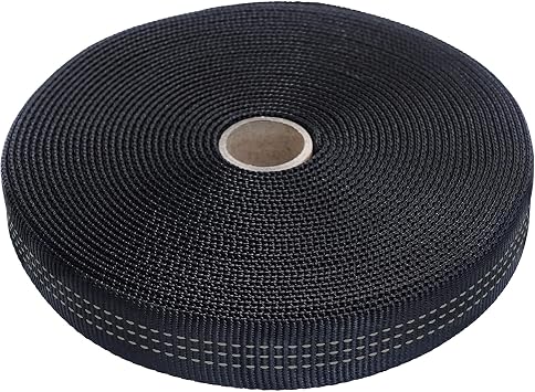 GM CLIMBING 1 inch Nylon Tubular Webbing Tape CE UIAA Certified 4000lb Heavy Duty for Climbing Rescue Rope Works Survival Outdoor General Purposes