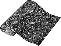 Vista 1 de MECCANIXITY Calcomanías de diamantes de imitación, 9.45 x 63 pulgadas, calcomanías de decoración de resina autoadhesivas y brillantes, color negro