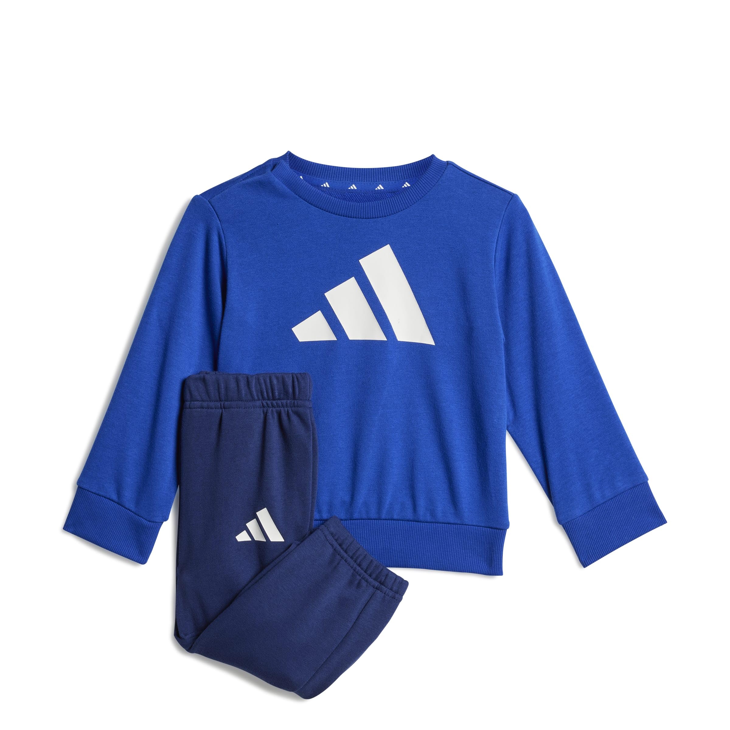 adidas Sportswear Kids Unisex Essentials Jogger Set, Royblu/White, Size 9-12 Months
