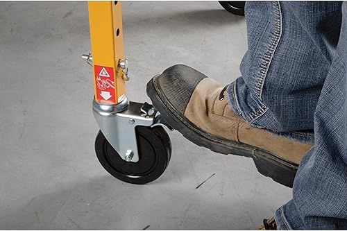 Miniatura 8 de CBMScaffold - Torre de andamio multiusos, cuadrada, estilo panadero, con abrazadera mejorada en paquete de soporte de 18 pulgadas, capacidad de 12