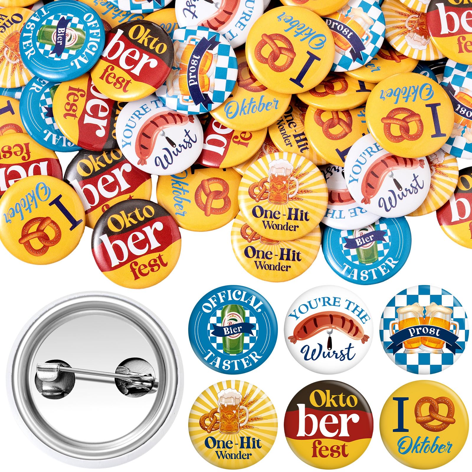 Broches en métal de 2,5 cm Jexine lot de 300 attaches pour ne plus perdre vos badges de fête