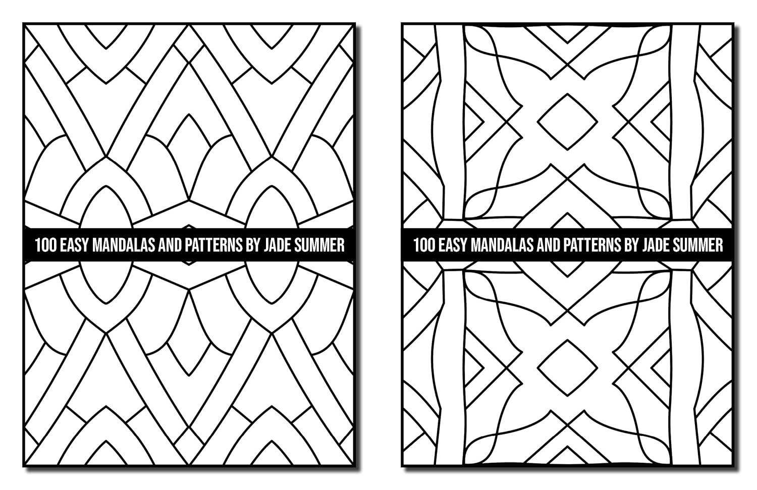 100 Easy Mandalas and Patterns: A Mandala Coloring Book for Adults with Fun, Simple, and Relaxing Coloring Pages (Easy Coloring Books) - Image 41