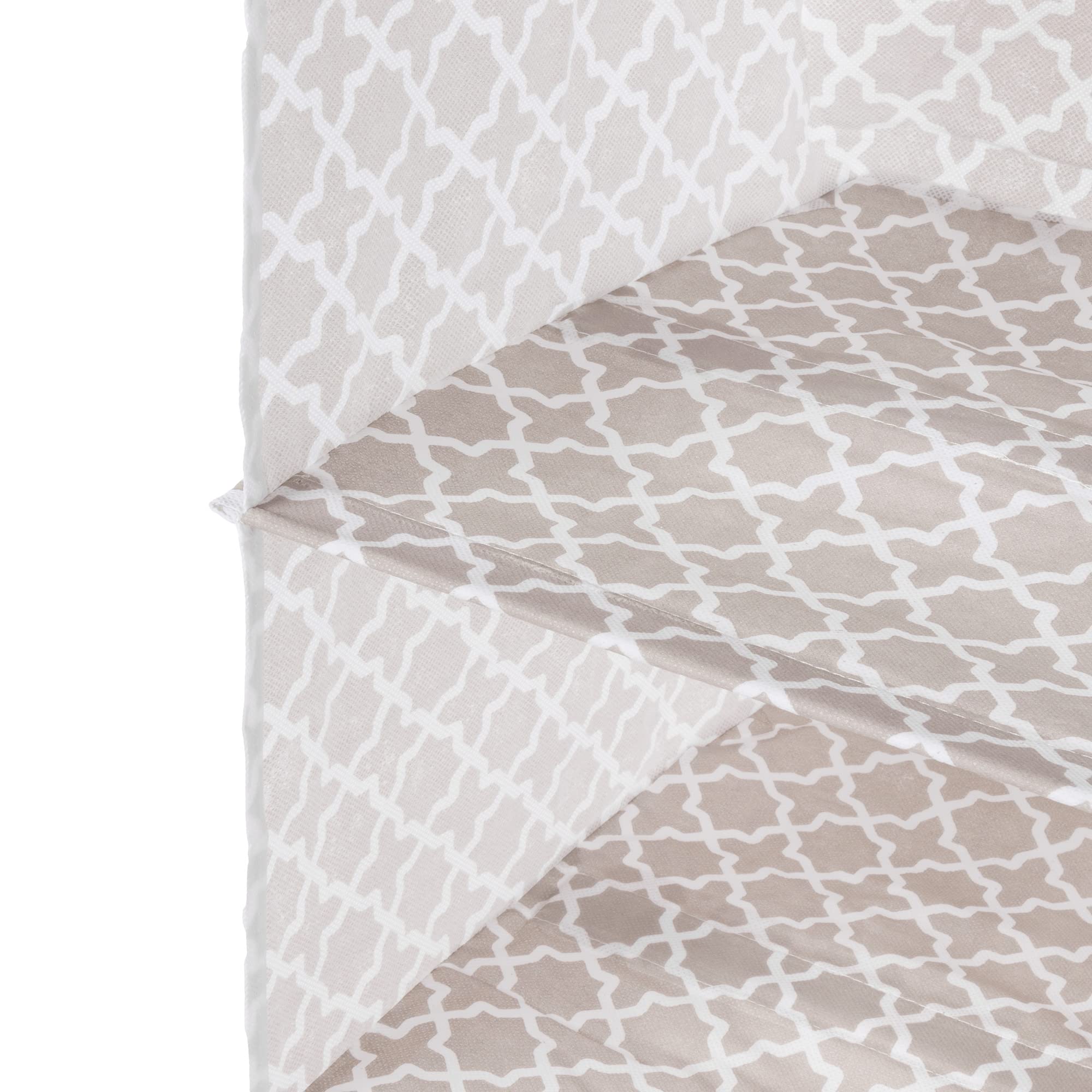 Compactor Home Portascarpe, Microfibra, Taupe/White, 30 x 30 x 128 cm