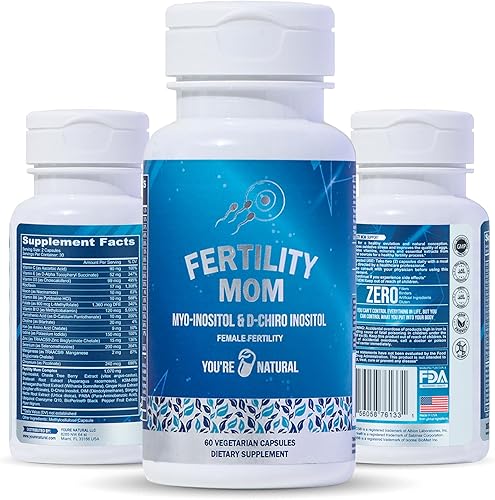 You're Natural Fertility Dad, vitaminas masculinas  Suplementos, apoyo conceptivo para hombres con zinc, folato, maca, extracto de semillas de uva, disponible en Yaxa Colombia
