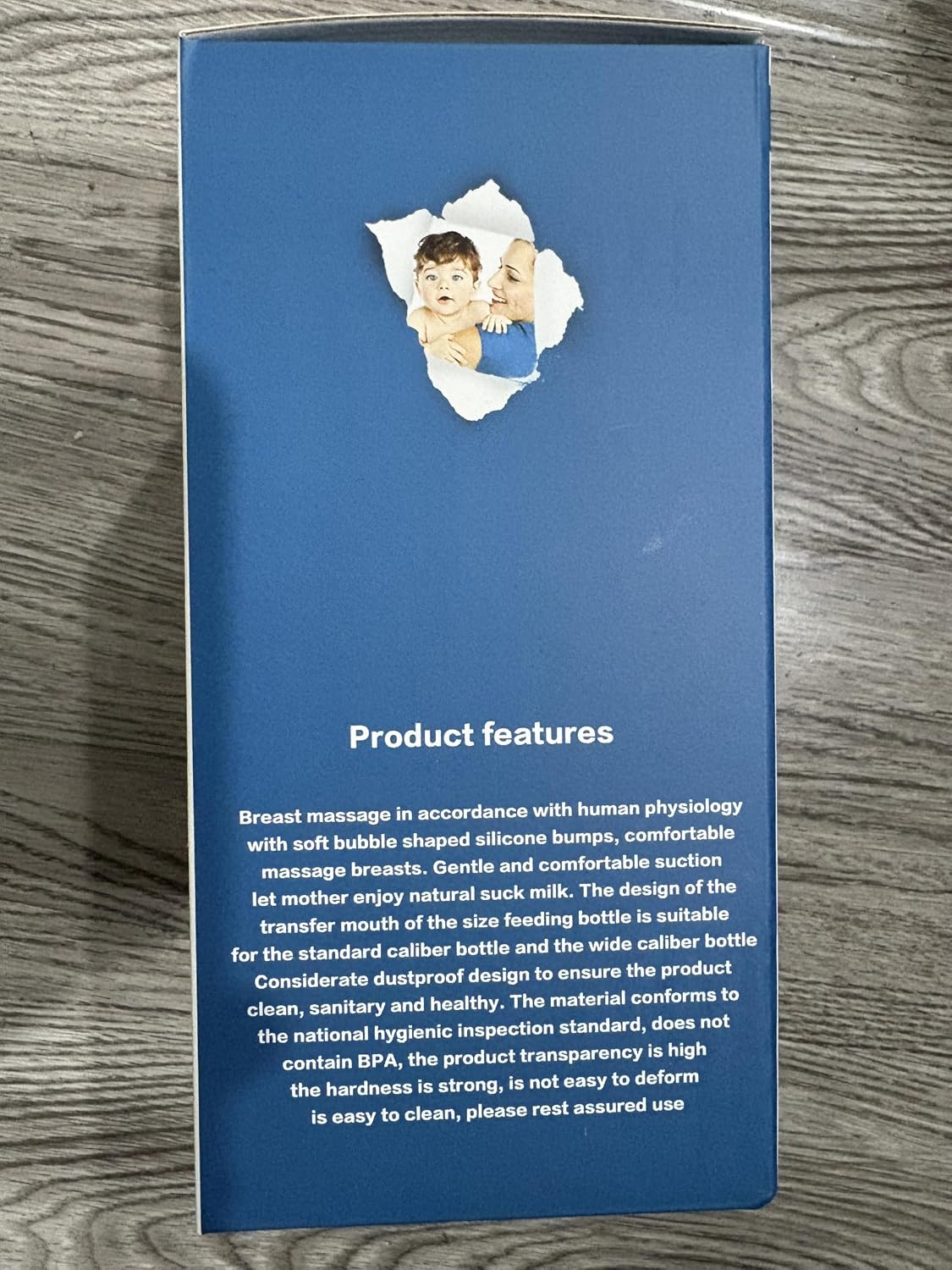 Manual Breast Pump with Non-Slip Design, Microwave Safe Milk Collection Bottle, Heat Resistant