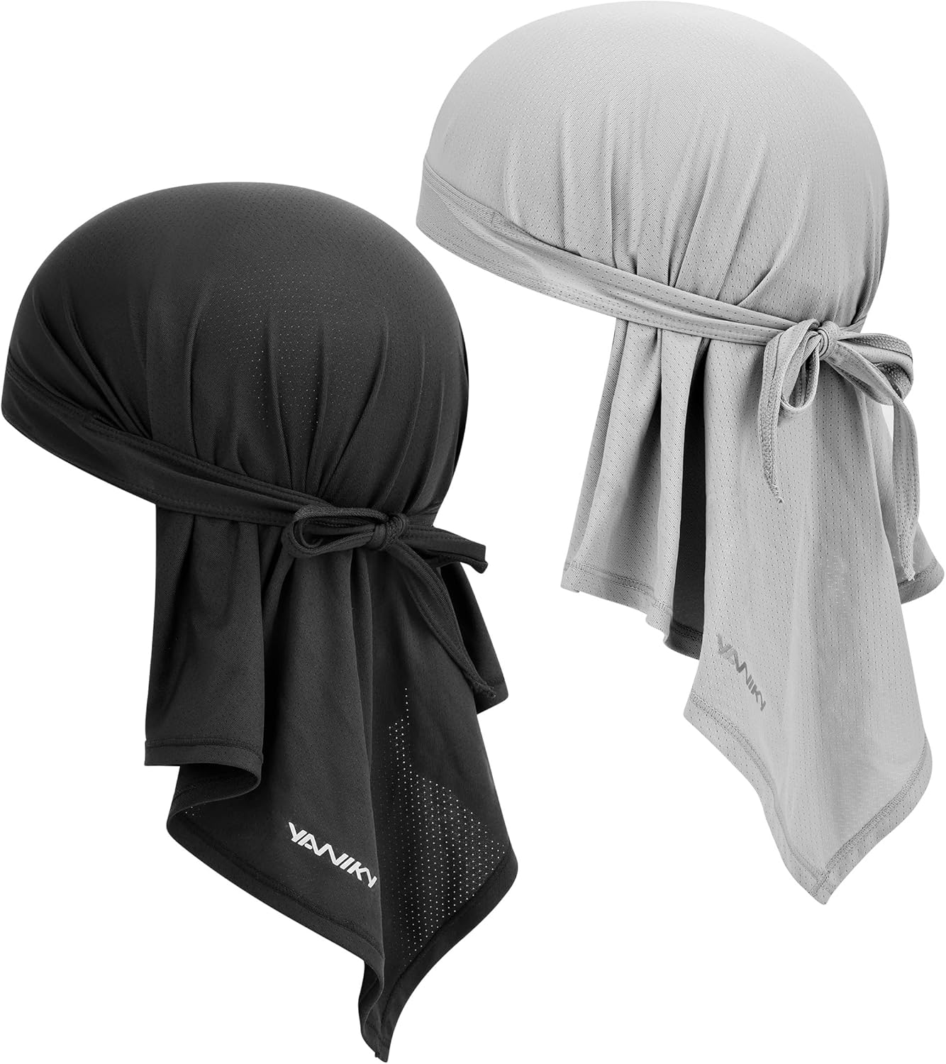 YANIKY Do Rag Bandanas for Men Cooling Breathable Skull Caps Women Dew Rags Moisture-Wicking Helmet Liner Head Wraps Durags