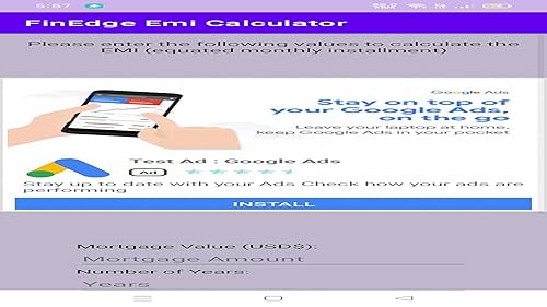 FinEdge Emi Calculator