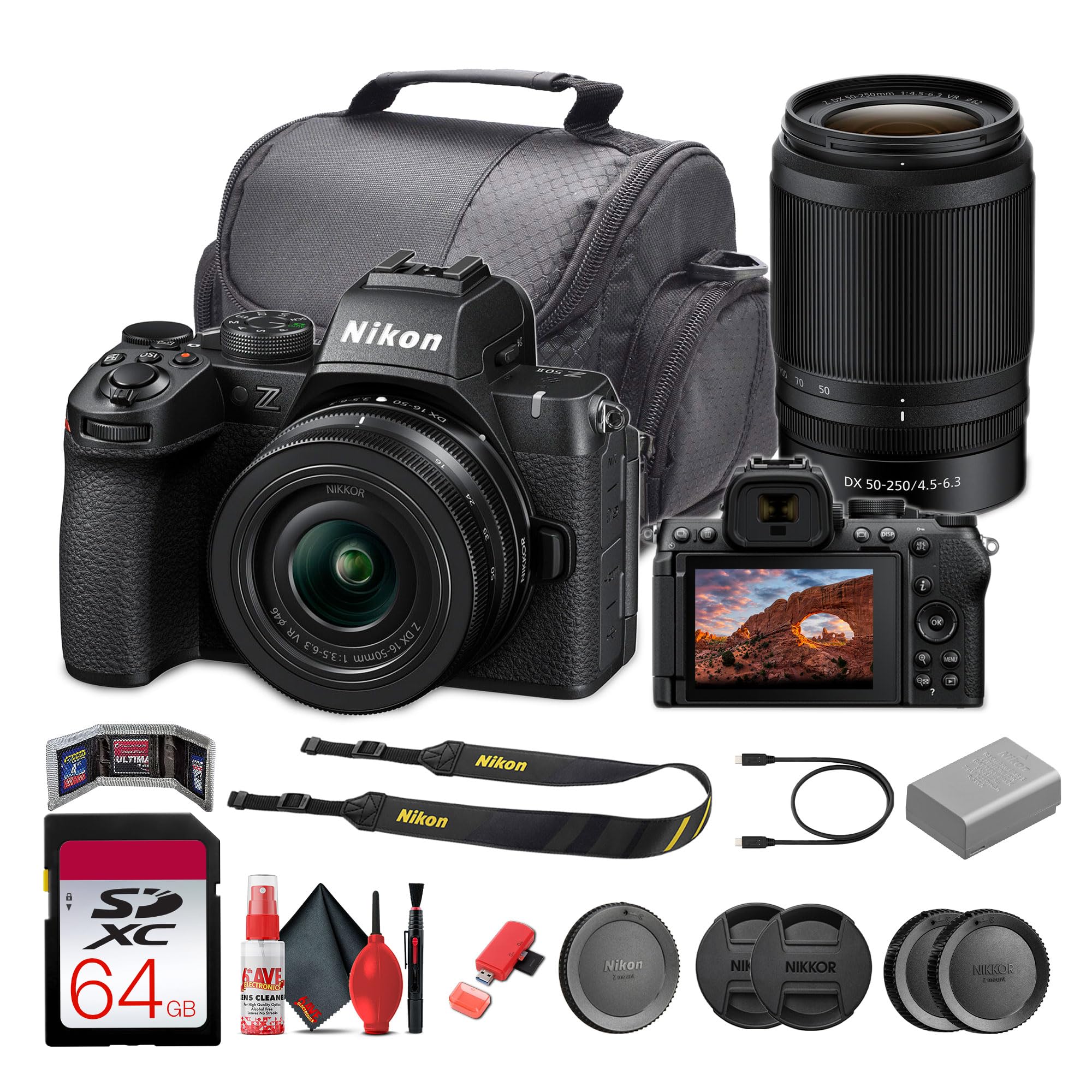 Amazon.com : Nikon Z50II Mirrorless Digital Camera with NIKKOR Z