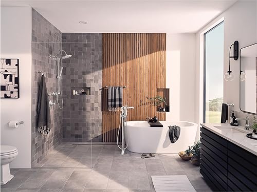 Miniatura 4 de Moen YB0303CH Gancho doble para bata, cromado