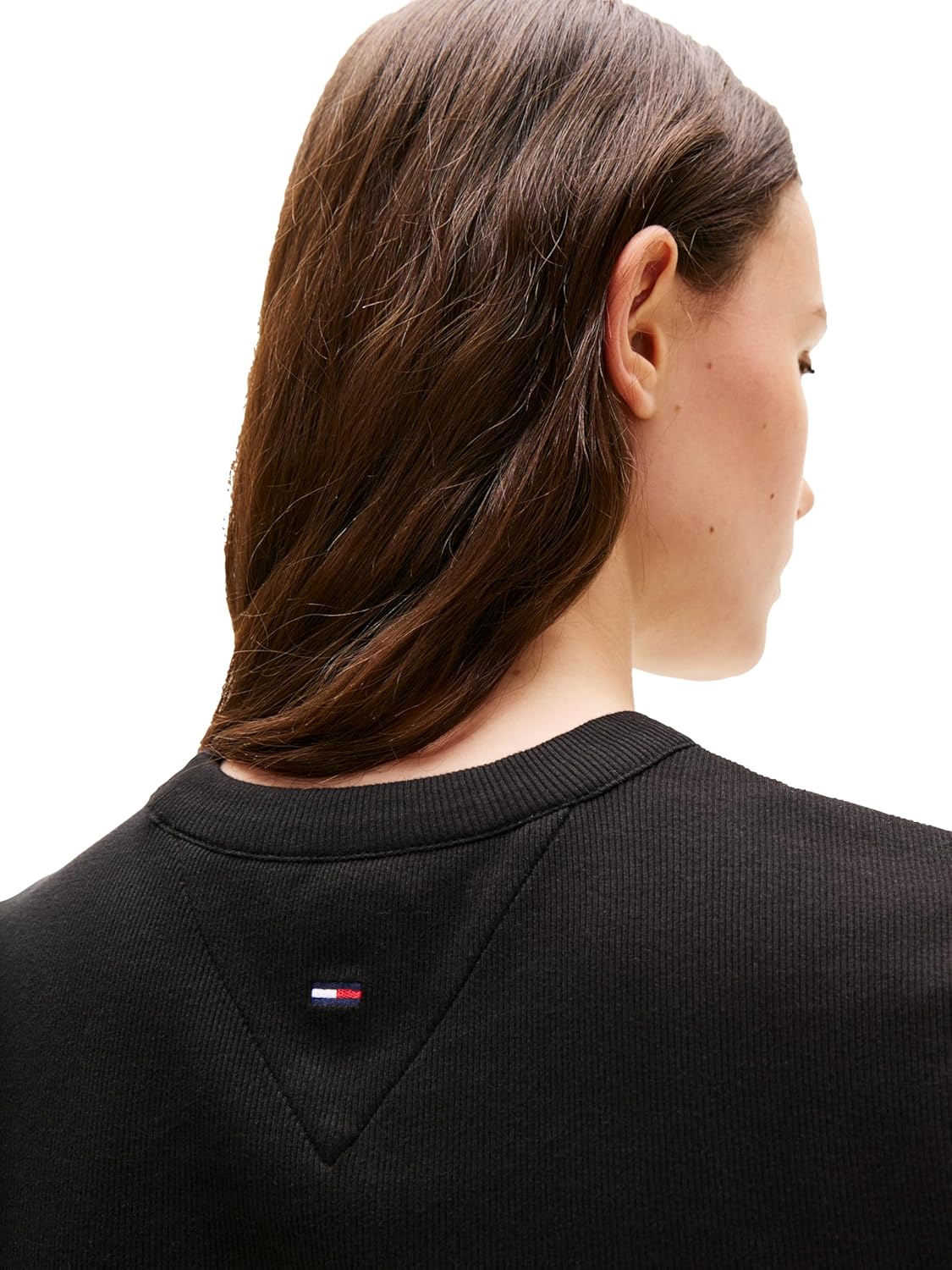 Tommy Jeans Women's Short Sleeve Ribbed Mini Dress with Logo Detail - Image 3