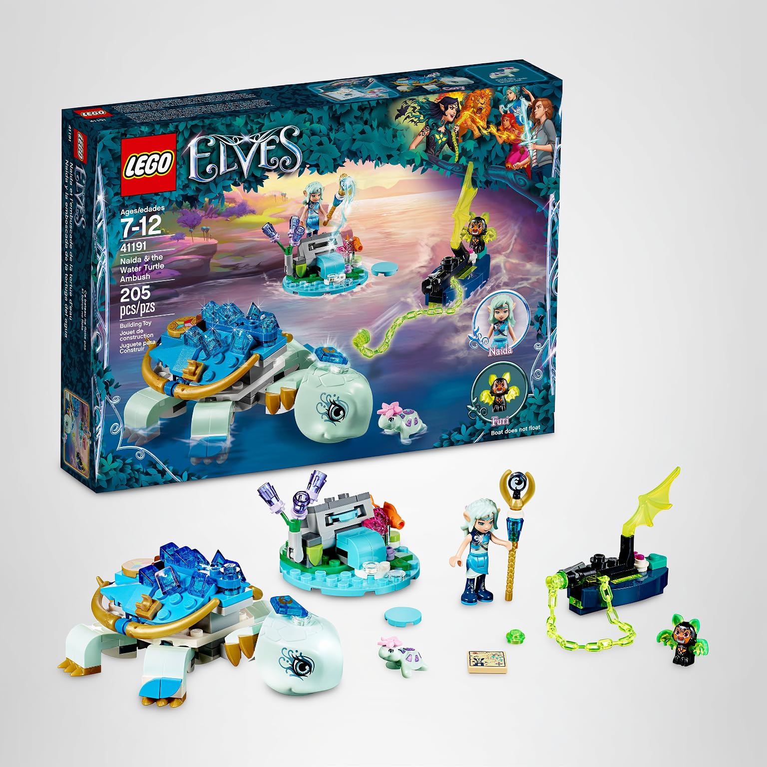 Amazon.co.jp: LEGO エルフ ナイダ&水亀 アンブッシュ 41191 組み立て