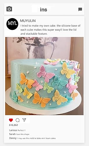 Miniatura 4 de Moldes de silicona de mariposa para chocolate (4 unidades), mini moldes de caramelo de mariposa para decoración de pasteles, decoración de cupcakes,