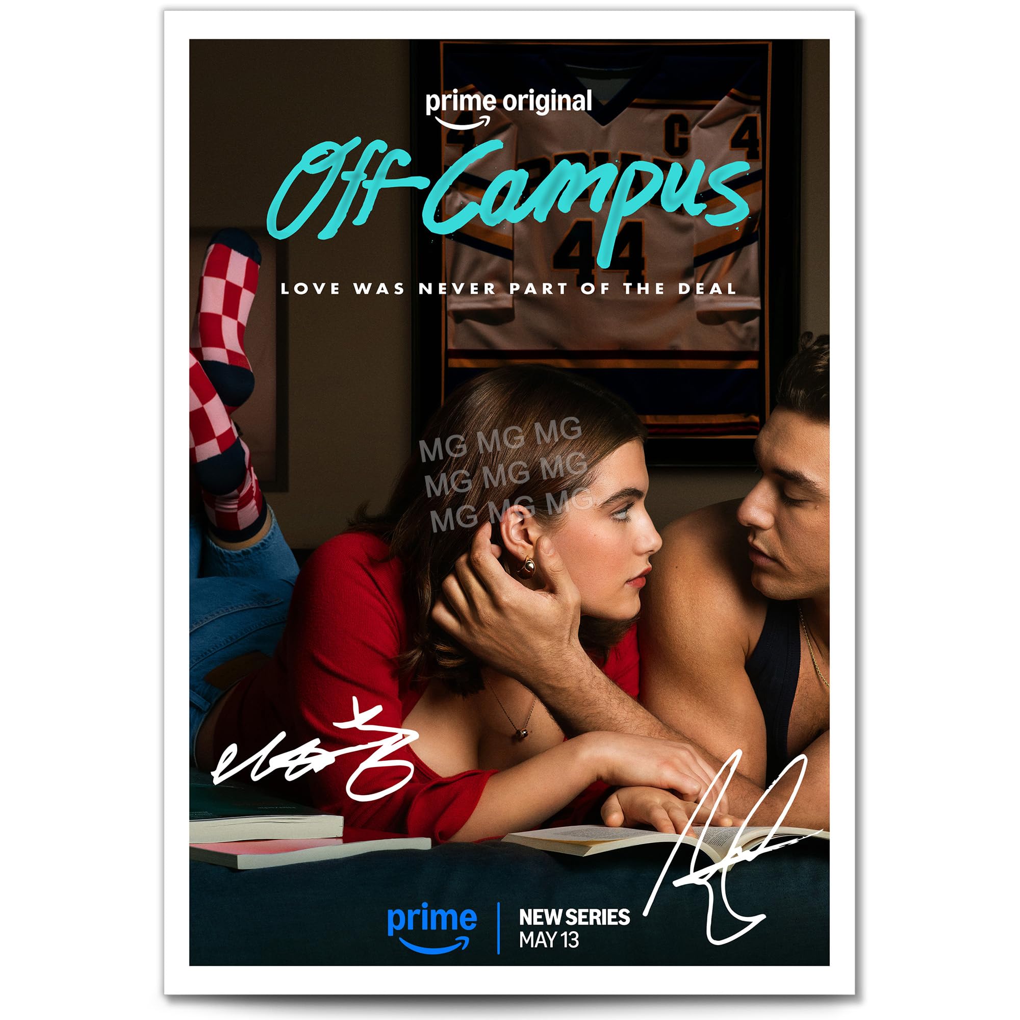 Off Campus Cast Signed Poster Print Picture Display Autograph Memorabilia Romance Movie Fans Gift A4/A3 Ella Bright Belmont Cameli (Off Campus 2, A3 Poster Only)