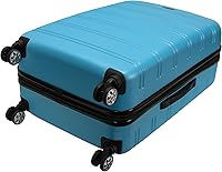 Vista 48 de Rockland Melbourne - Maleta de viaje, rígida y expansible, con ruedas giratorias, Champán