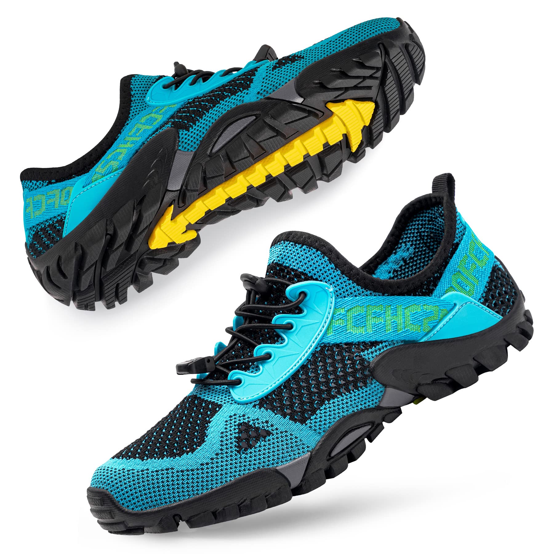 SOBASO Water Shoes Women Men Quick Drying Swim Beach Aqua Shoes for