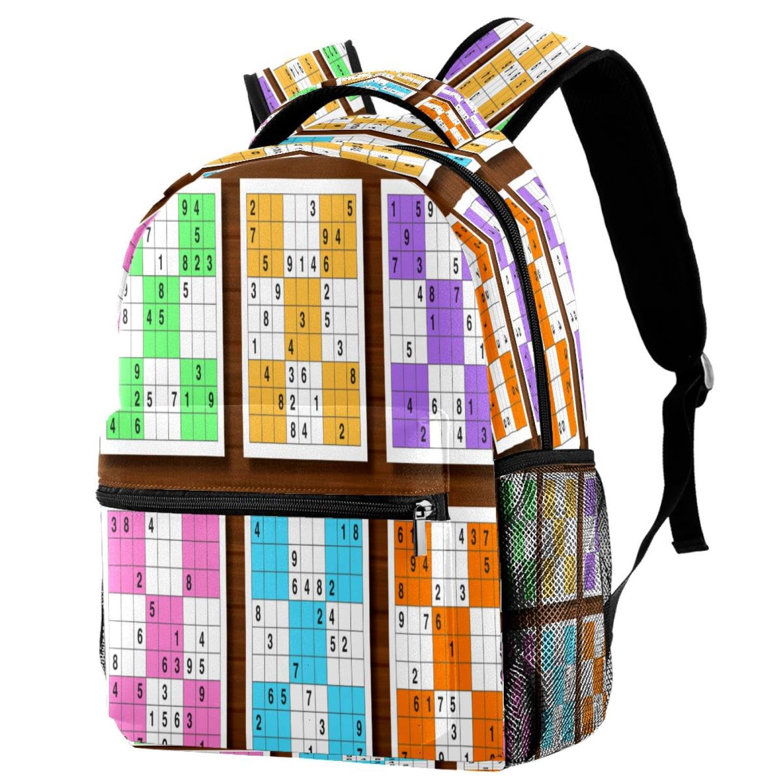 Sac de voyage décontracté Sudoku multicolore au format 40cm - 7