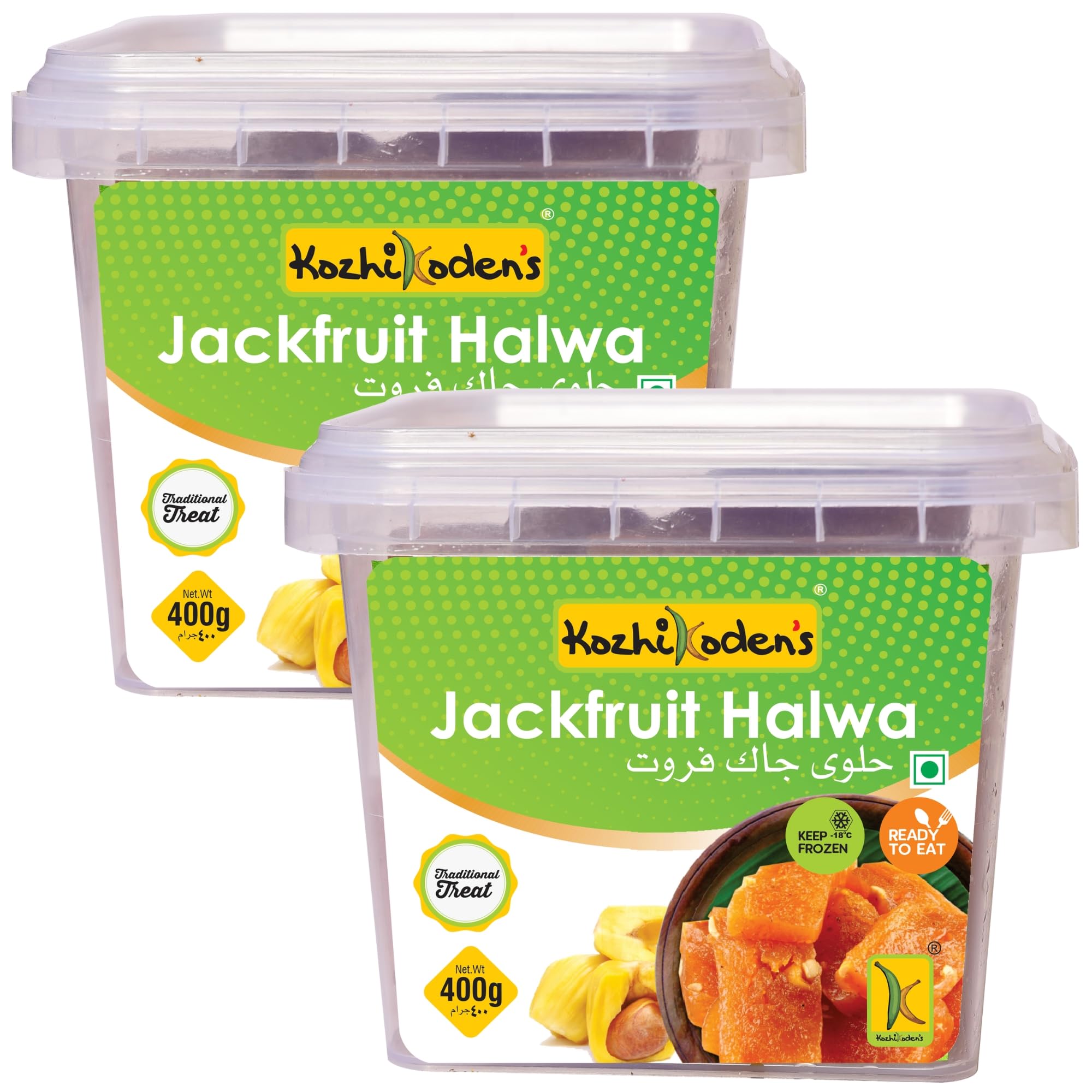 Kozhikodens Jackfruit Halwa | 2 Packs of 400g Each | Ready-to-Eat South Indian Dessert | Traditional Treat with Sweet, Nutritious Ingredients | Taste of Kerala | Kozhikoden Halwa| Enriched with Cashew Nuts (B0D4DZ14Z7) Amazon Price History, Amazon Price Tracker
