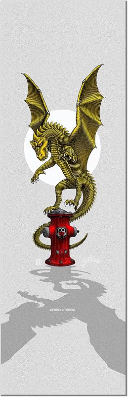 Powell Peralta Andy Anderson Hydrant Grip Tape - Clear - 10.50"
