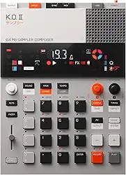 teenage engineering EP–133 K.O. II sampler, caixa de ritmos e sequenciador com microfone embutido e efeitos