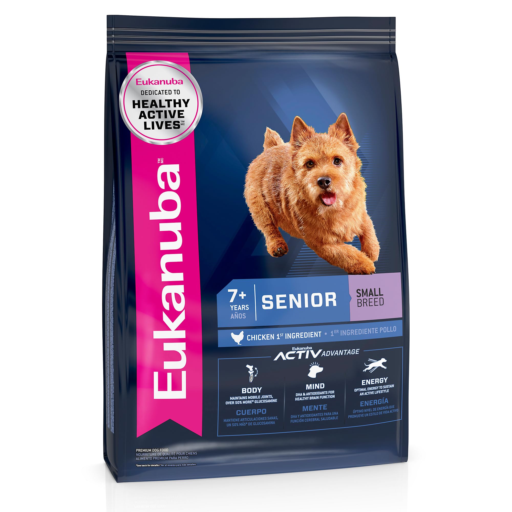 EukanubaSenior Small Breed Dry Dog Food 4.5lb.