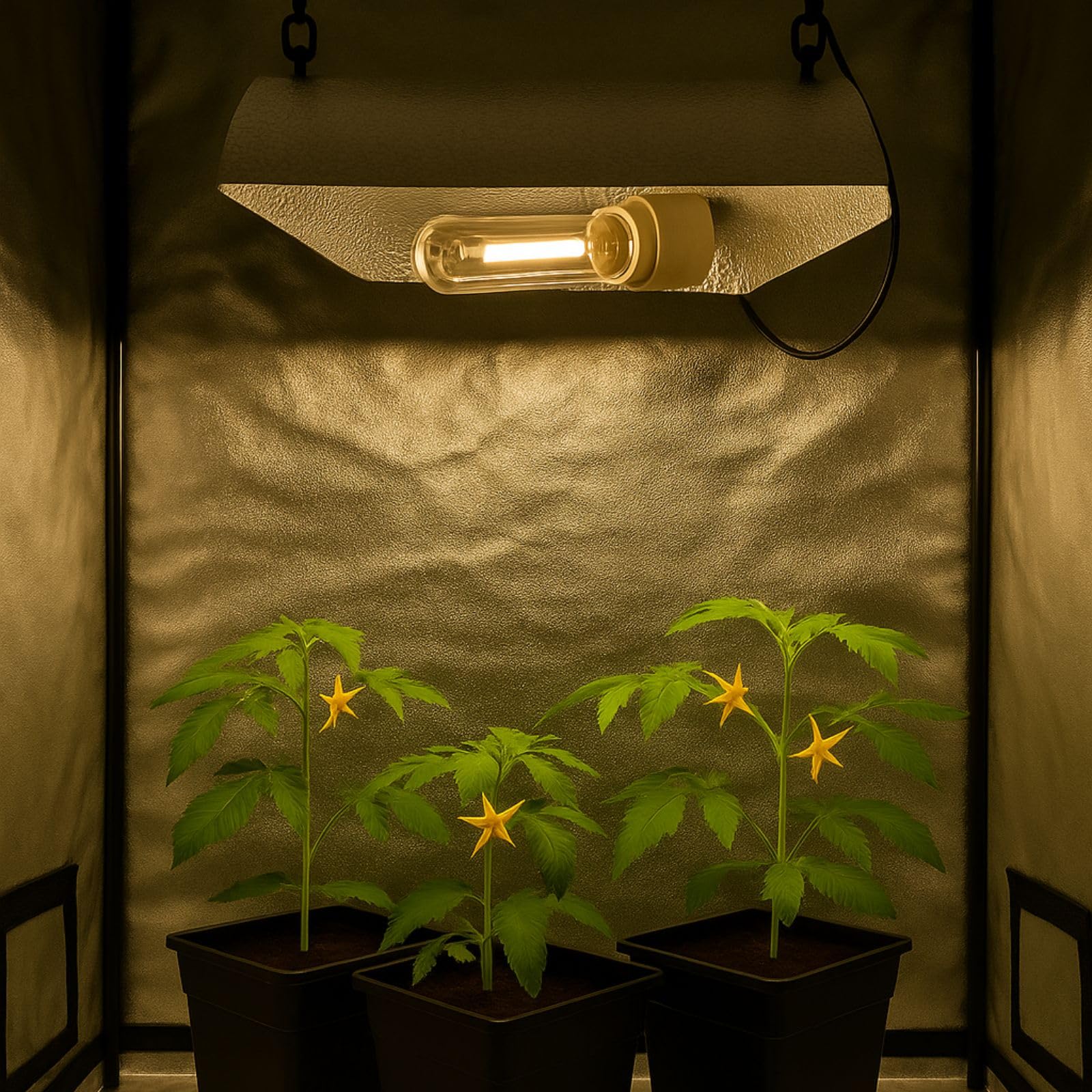 Weedness Grow Lampe Set 250 Watt MHL für Wuchsphase – Anbau Indoor Pflanzenbeleuchtung NDL HPS