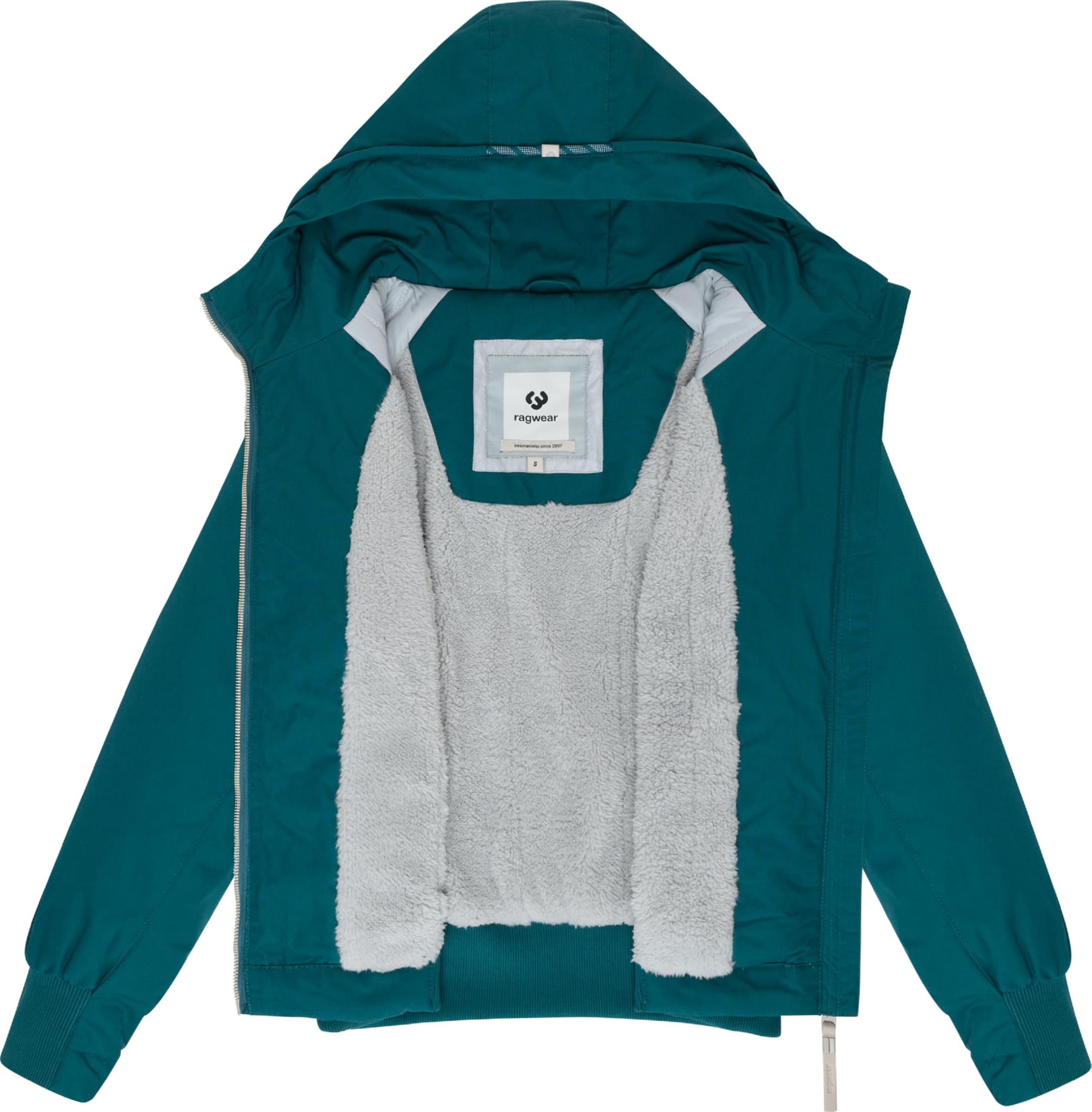 Ragwear Damska lekka kurtka przejściowa z podszewką pluszową i kapturem Lumie YOUMODO XS-XXL