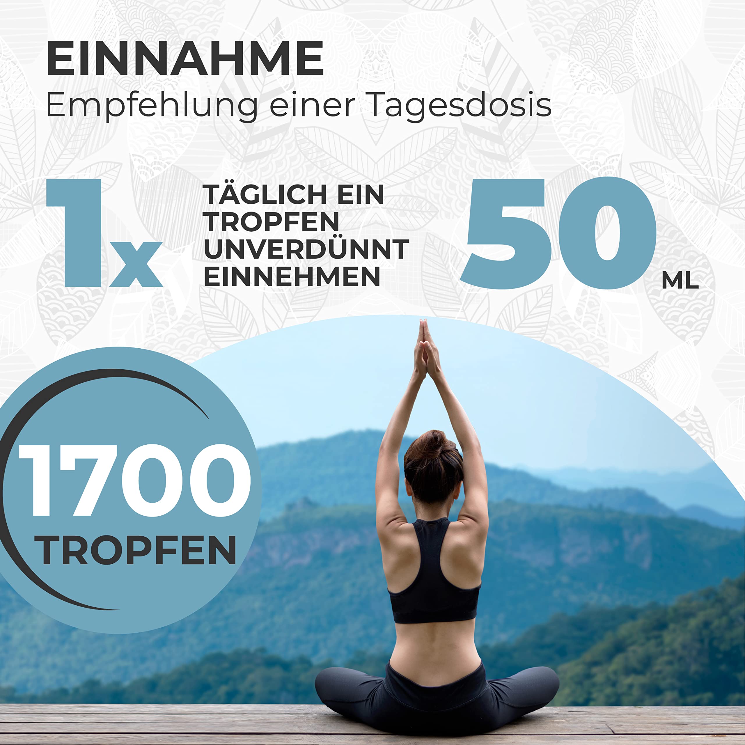Vitamin A + D3 + K2 Tropfen - 50 ml Flasche - Premium: 99,7+% All-Trans (K2VITAL® von Kappa) + hoch bioverfügbares Vitamin D3 + A (Retinol) - Flüssig - Laborgeprüfte Qualität