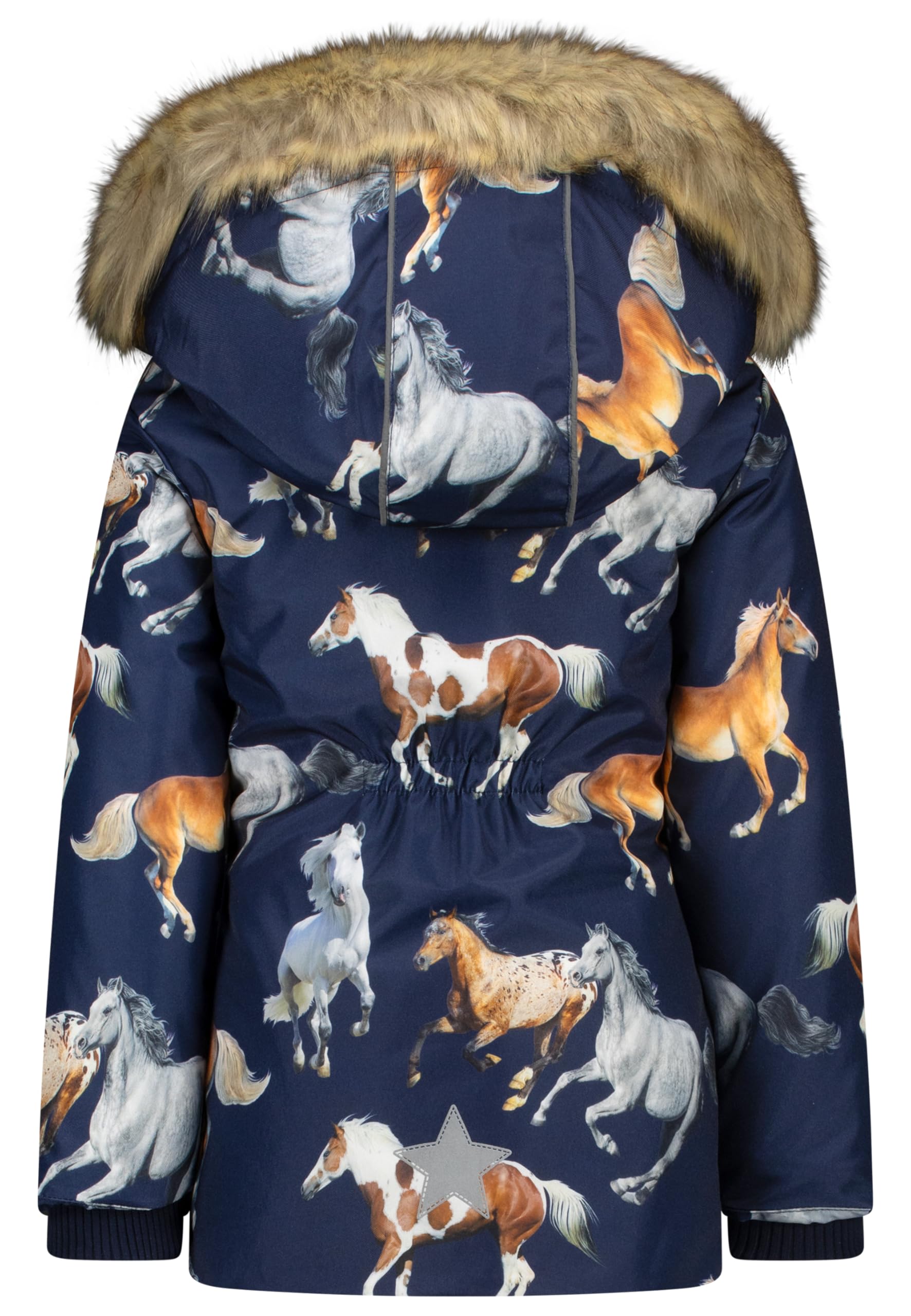 SALT AND PEPPER Mädchen Girls Outdoor Jacket Horse Aop Jacke