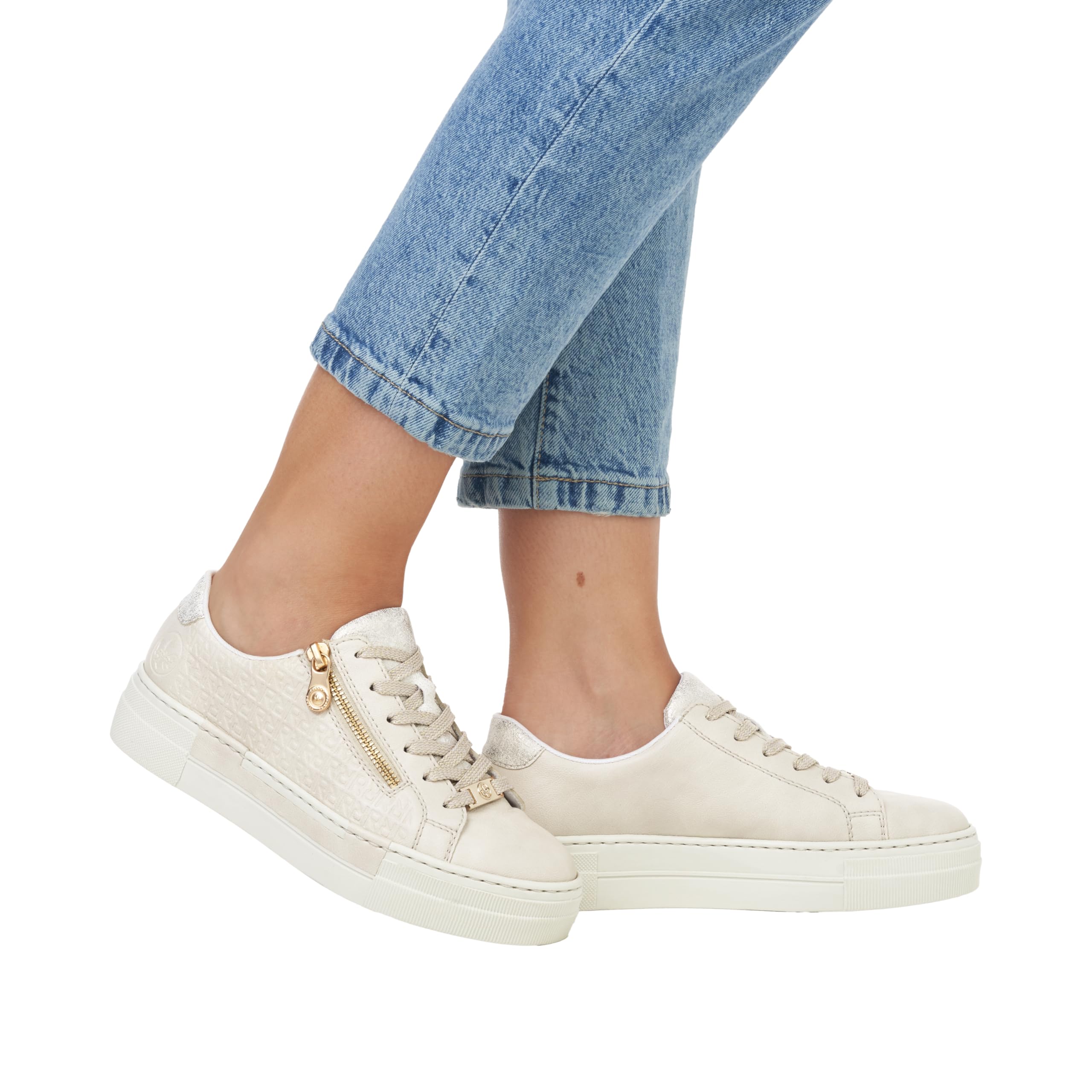 Rieker Damen Low-Top Sneaker N49C2, Frauen Halbschuhe