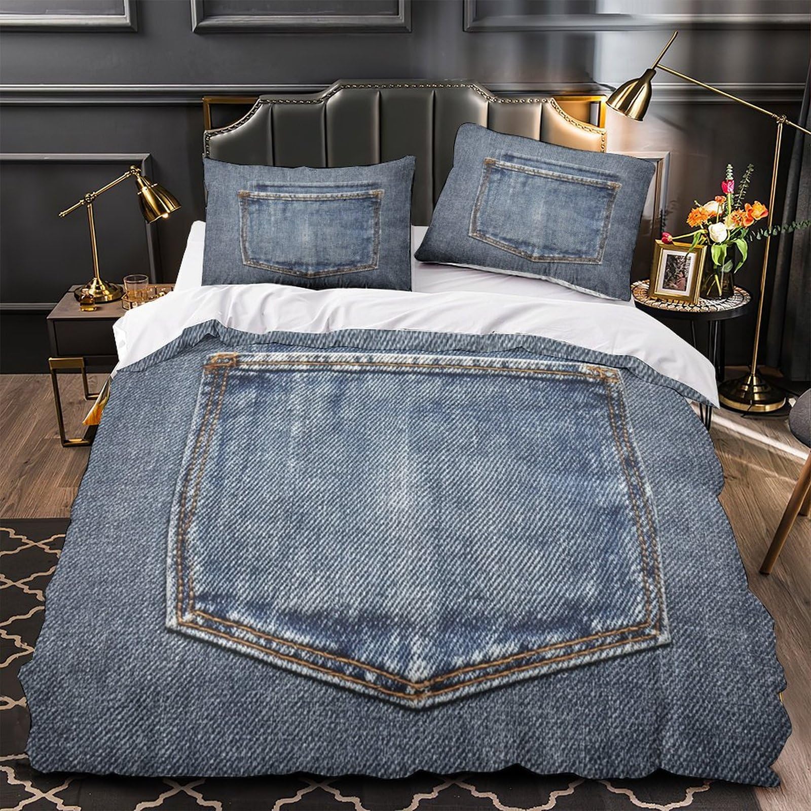 Housse de couette pissenlit pour chambre d'ado fille ambiance cocooning et poétique