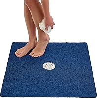 Vista 71 de ENKOSI Alfombra antideslizante para ducha y baño Loofah - Comodidad acolchada suave - Sin ventosas para bañeras lisas o texturizadas - Drenaje