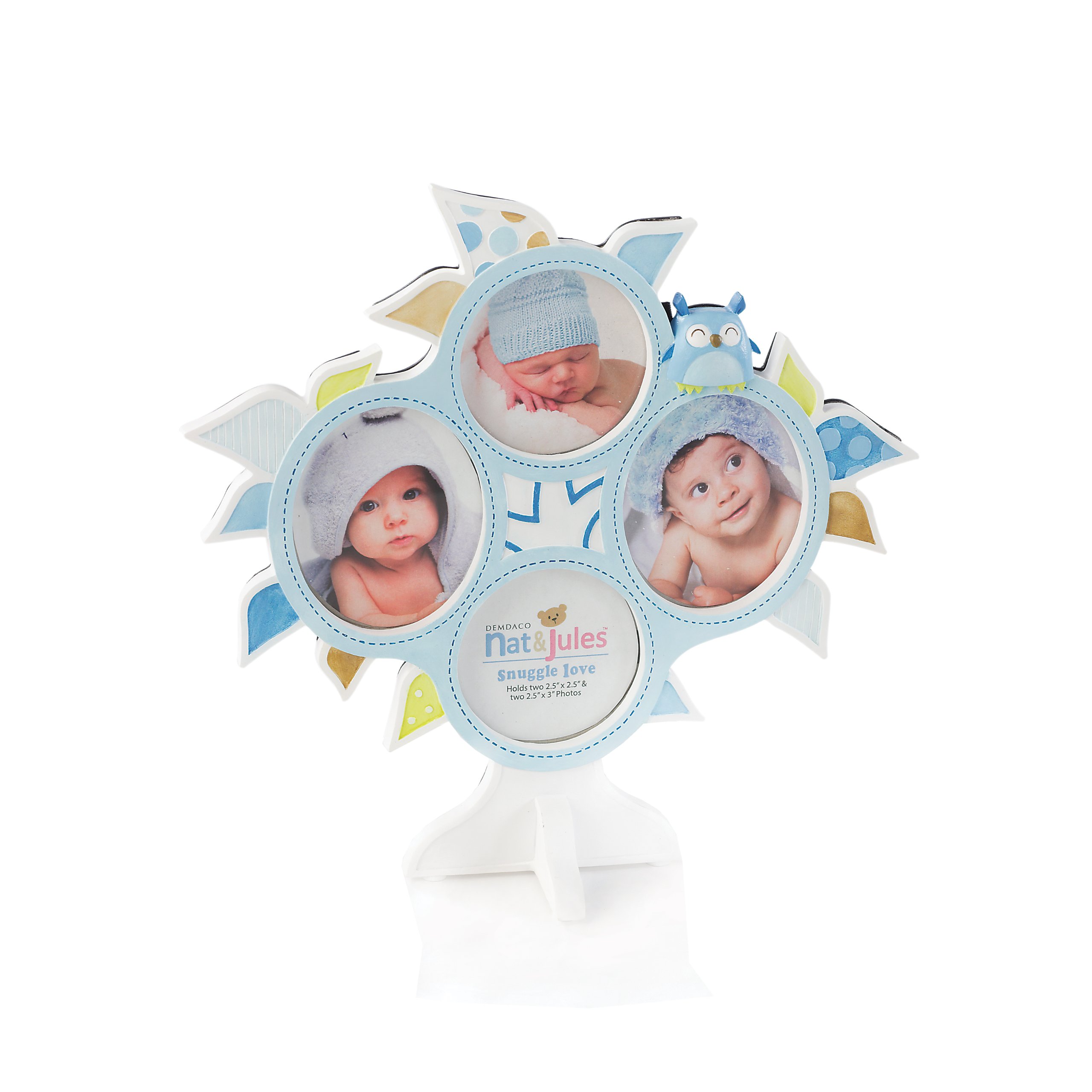 NAT AND JULESCollage Frame, Blue Ollie Owl