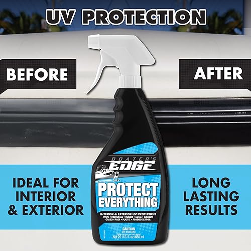 Miniatura 4 de BOATER'S EDGE Protege todo – Spray protector UV para interiores y exteriores multisuperficie, 32 onzas (BE1722)
