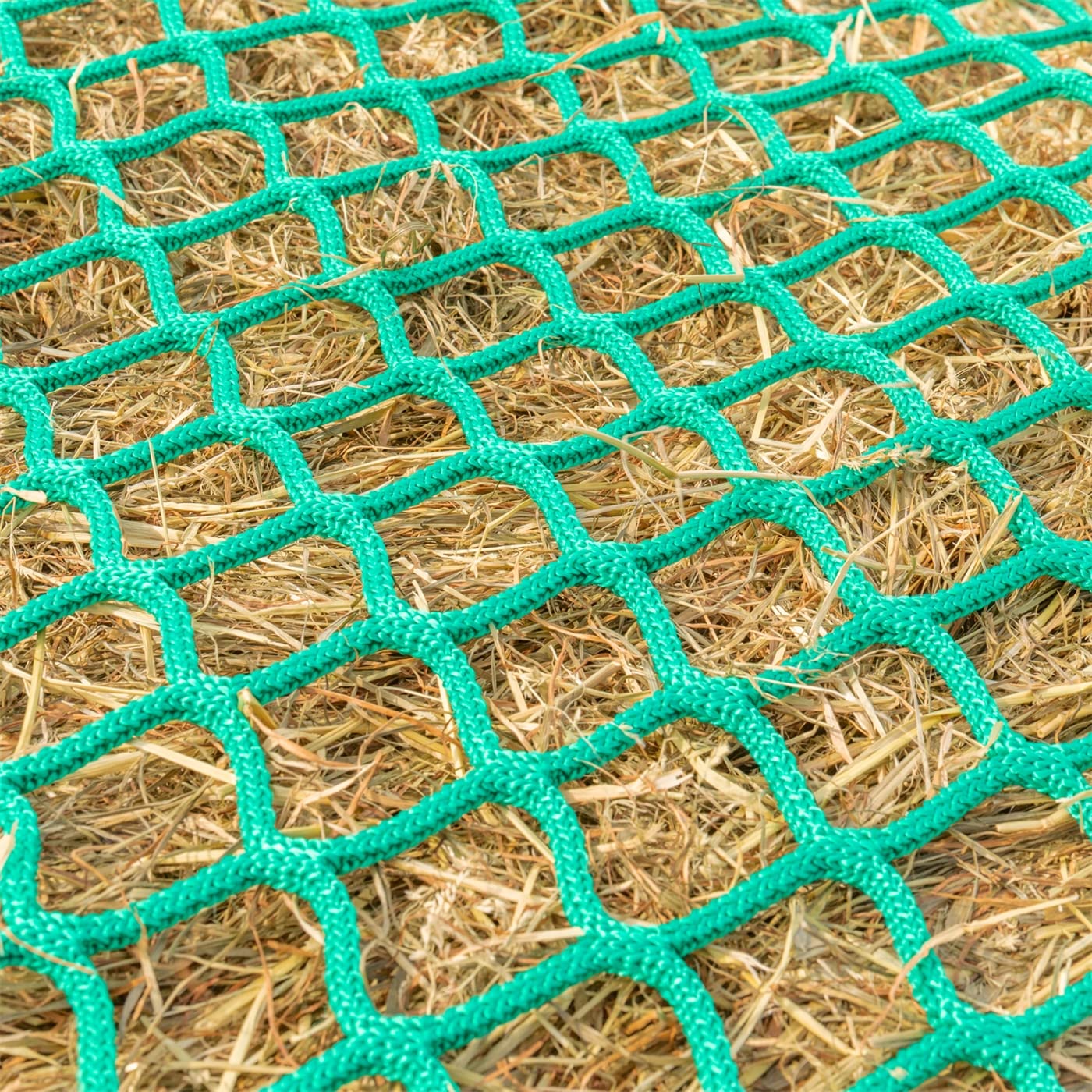 VOSS.farming Heu-Rundballen Futtersparnetz, rund Ø 3,50m, Maschenweite 4,5x4,5cm, für Heuballen, Rundballen