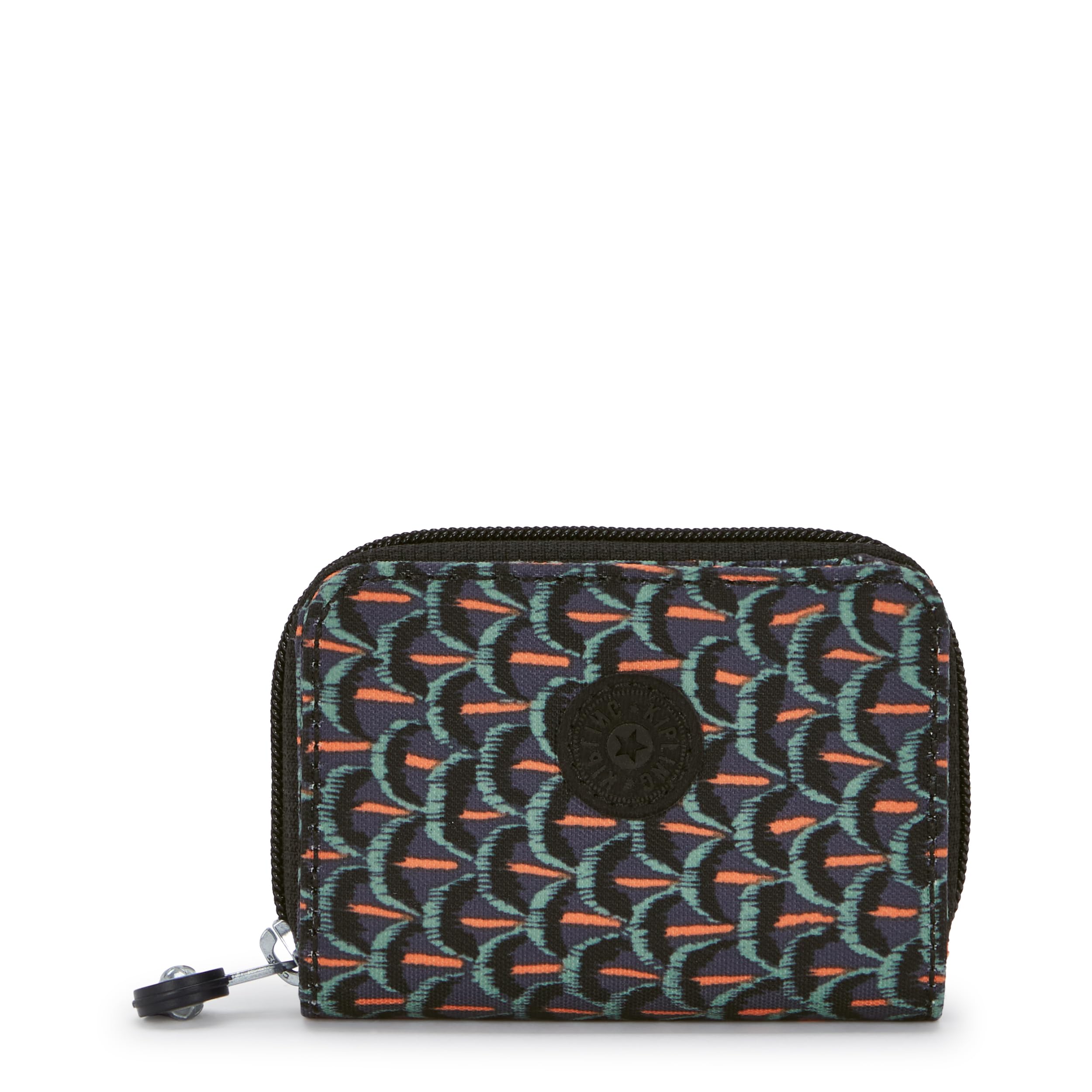 Kipling Tops Small Wallet, Geo Feather (Black)