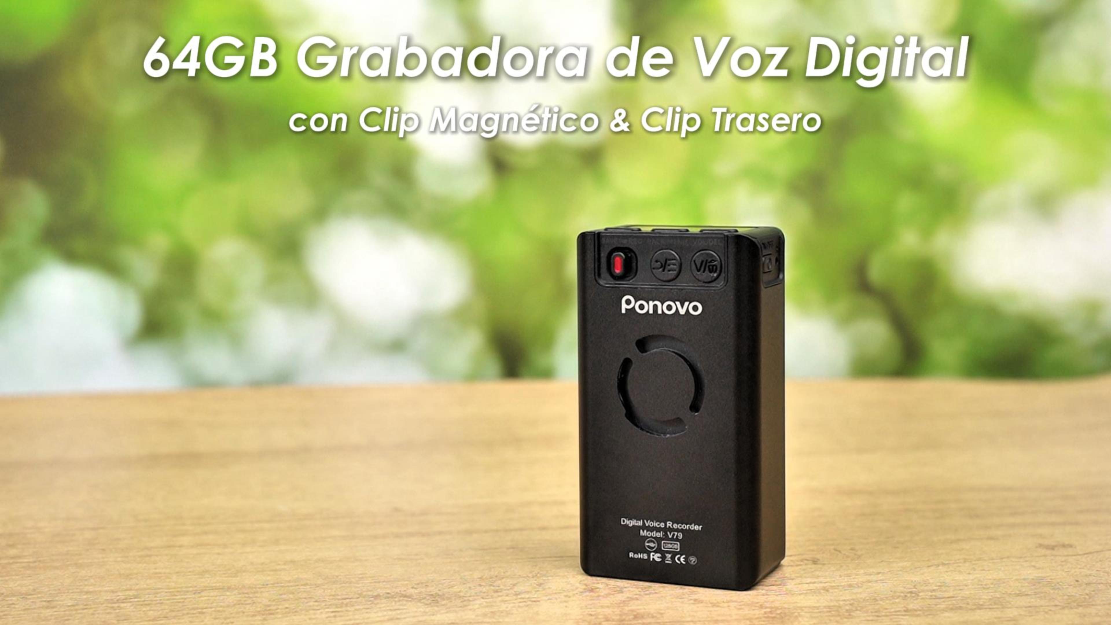 Grabadora Magnética Activada Por Voz Grabadora De Voz Digital Con