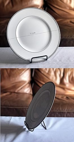 Miniatura 5 de Tetra-Teknica DS01-B - Soporte de exhibición cuadrado de alambre de 3 pulgadas para placas, obras de arte, marcos de fotos, placa y más, color negro