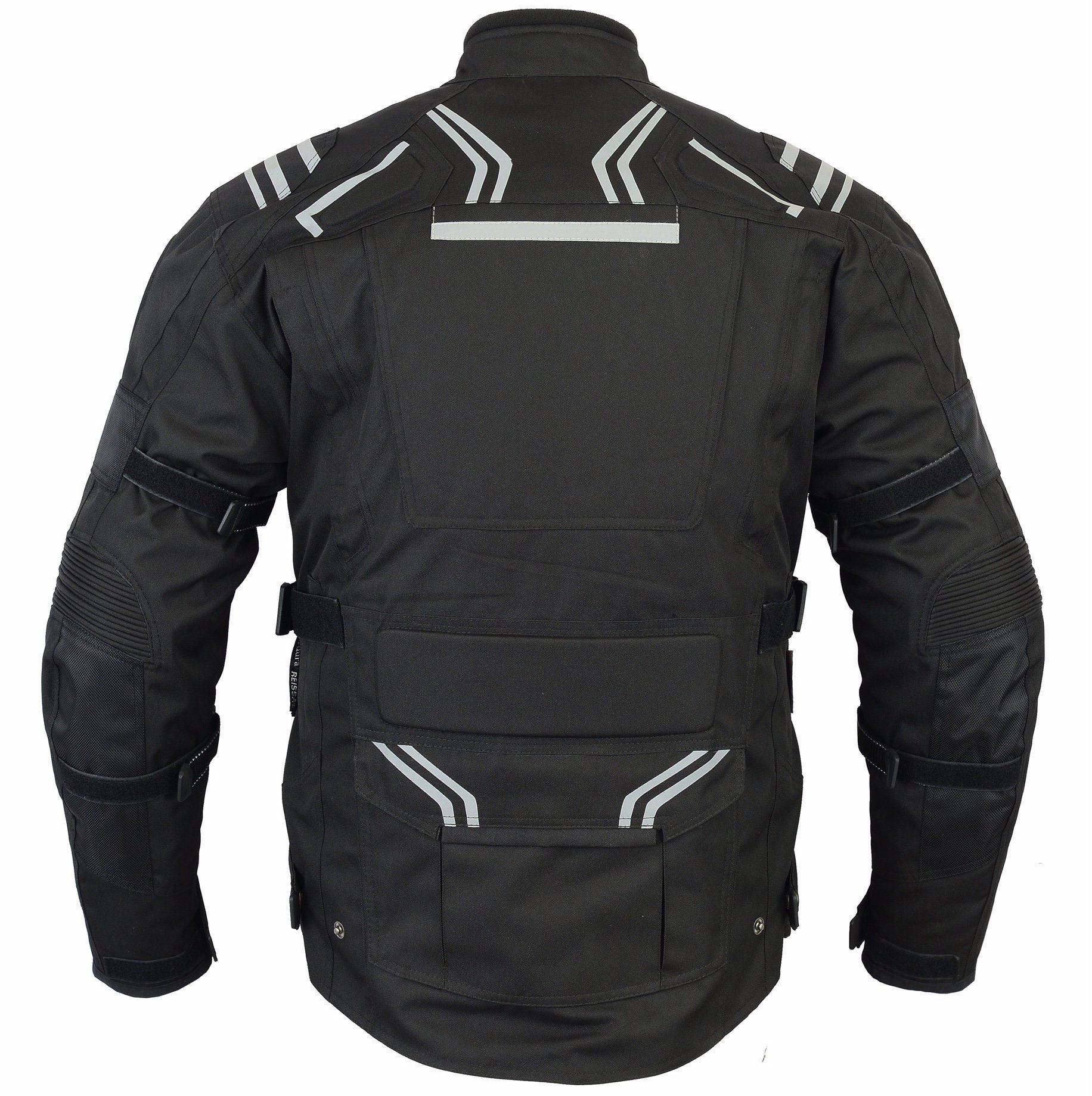Bikers Gear Australia Velocity Glowrider 1621-1 - Chaqueta térmica impermeable para motocicleta, 5 piezas, armadura extraíble CE