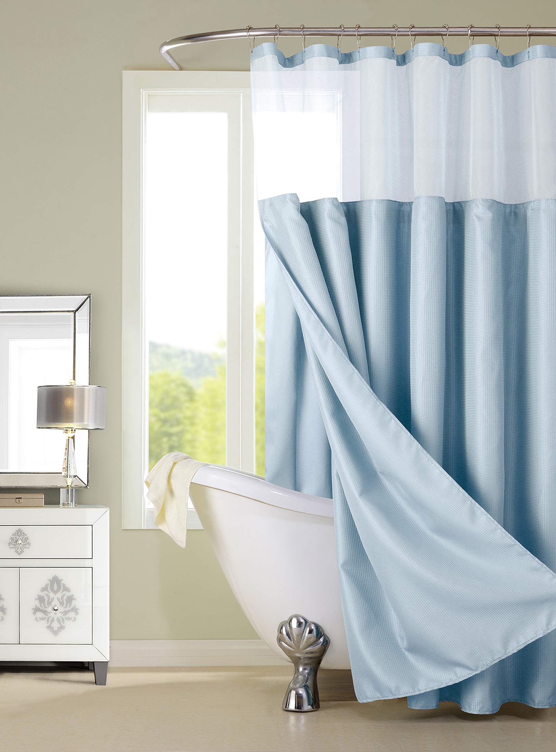 Light Blue Shower Curtains Curtains & Drapes