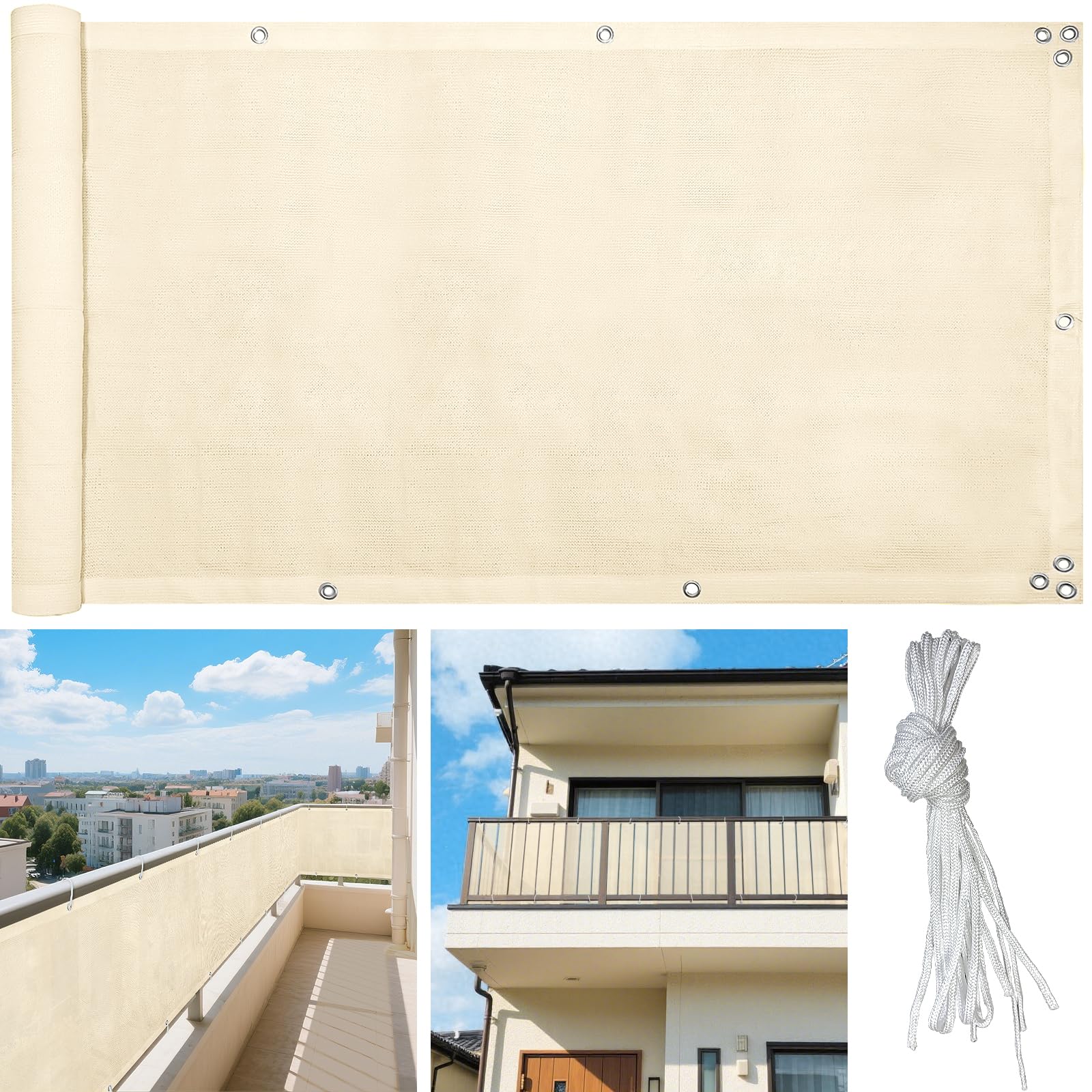 おづ様用 Amazon.co.jp: フェンス 目隠し 後付け70x300cm 5年保証 折り畳み縫い