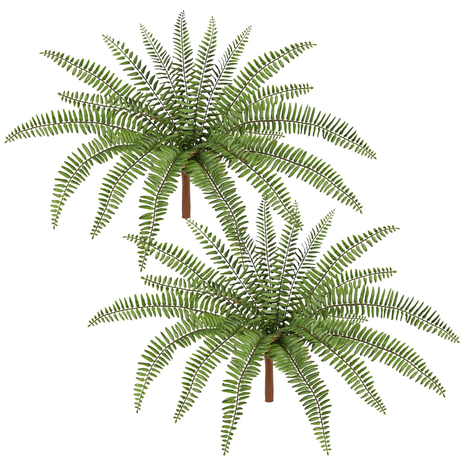 Fausse fougère verte Briful (lot de 2) pour décoration de maison et bureau
