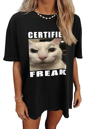 LUXVEER Women's Oversized T Shirts