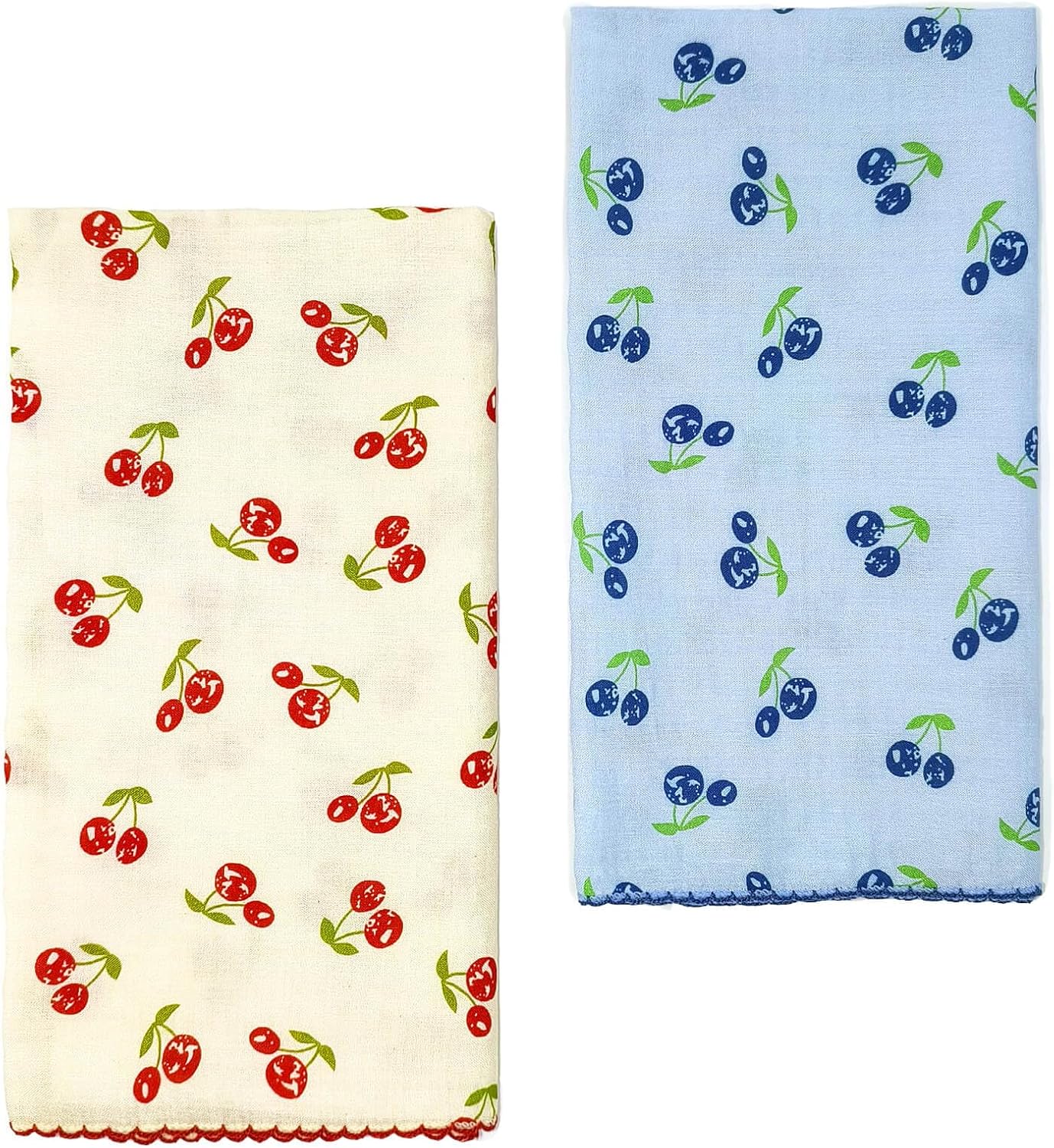 21"x21" Cotton Bandana for Women, Super Soft Textured Fabric, Kerchief, Neck Scarf for Women, All-Occasion Gift